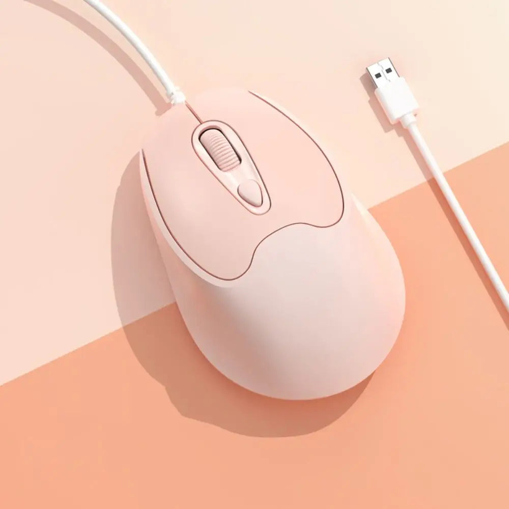 Creative ABS Wired Mute Mouse Type C Wired Type C Wired Mouse Ergonomic 1.2m USB Cable Ergonomic Mice Business Computer Office