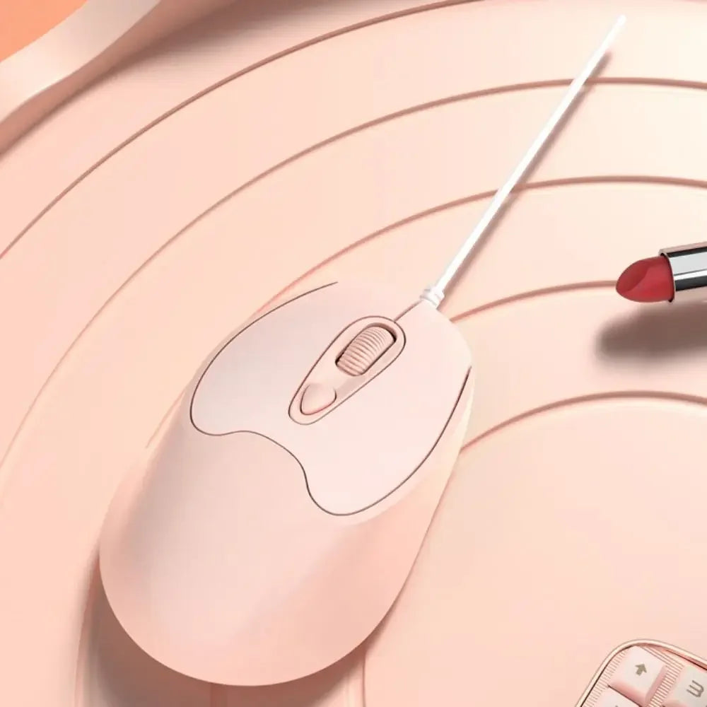 Creative ABS Wired Mute Mouse Type C Wired Type C Wired Mouse Ergonomic 1.2m USB Cable Ergonomic Mice Business Computer Office