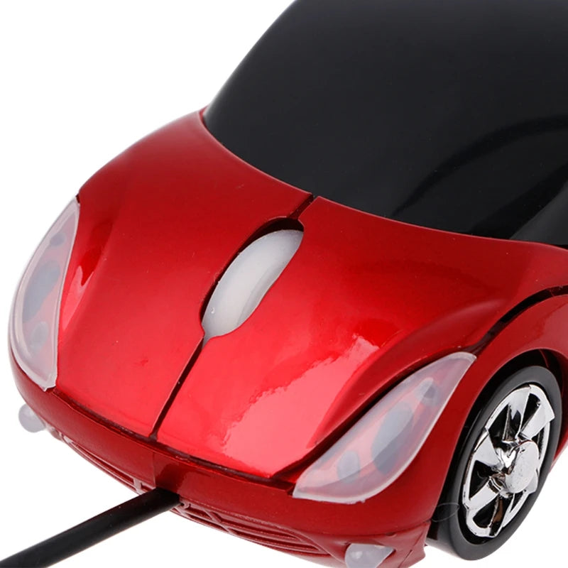 DN59 Gaming Mouse Wired Computer Parts Electronic Sports Game Mice Colorful Car Shaped Design for Playing Games 1000DPI