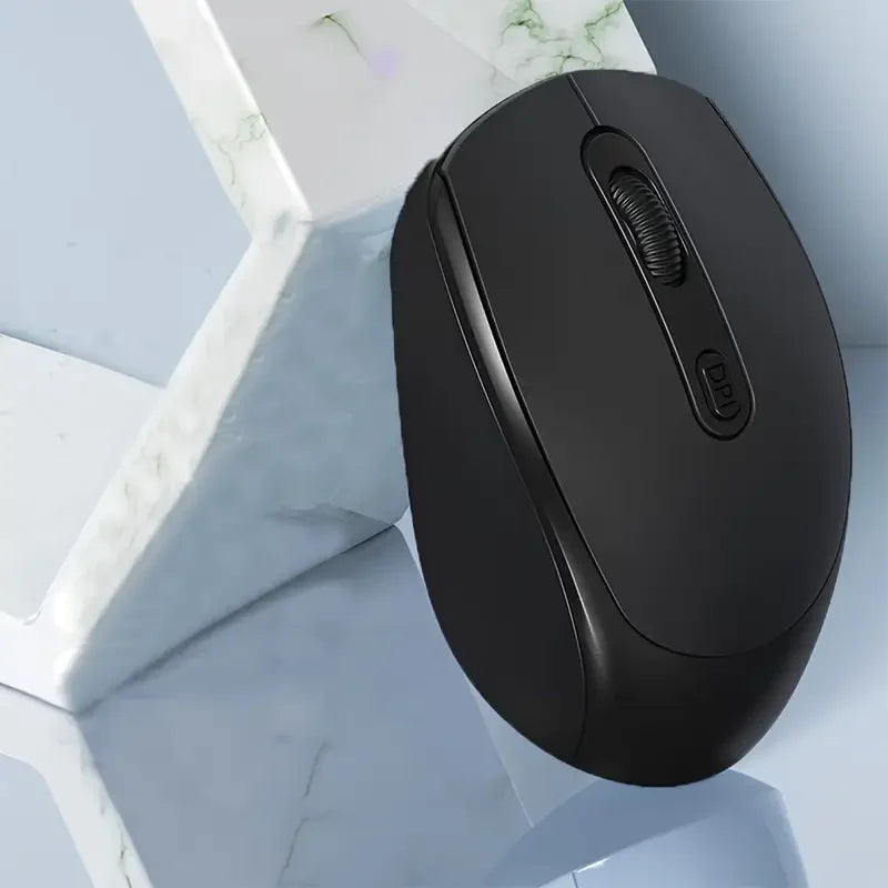 Wireless Mouse Bluetooth-Compatible 2.4G Wireless Mouse Dual Mode Computer Mice for Windows 7/8/10 Mac iOS Android Laptop Tablet