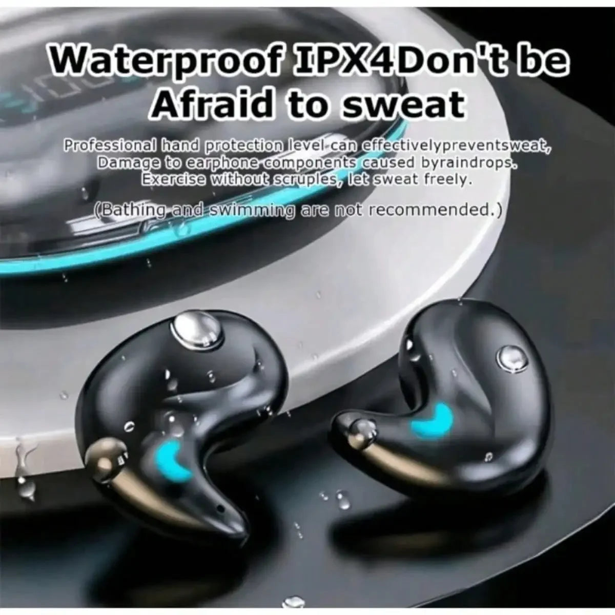Wireless Headphones Wireless Earbuds Bluetooth HeadphonesMinimalist Bluetooth Earphones Reduce Visual Clutter for Professionals