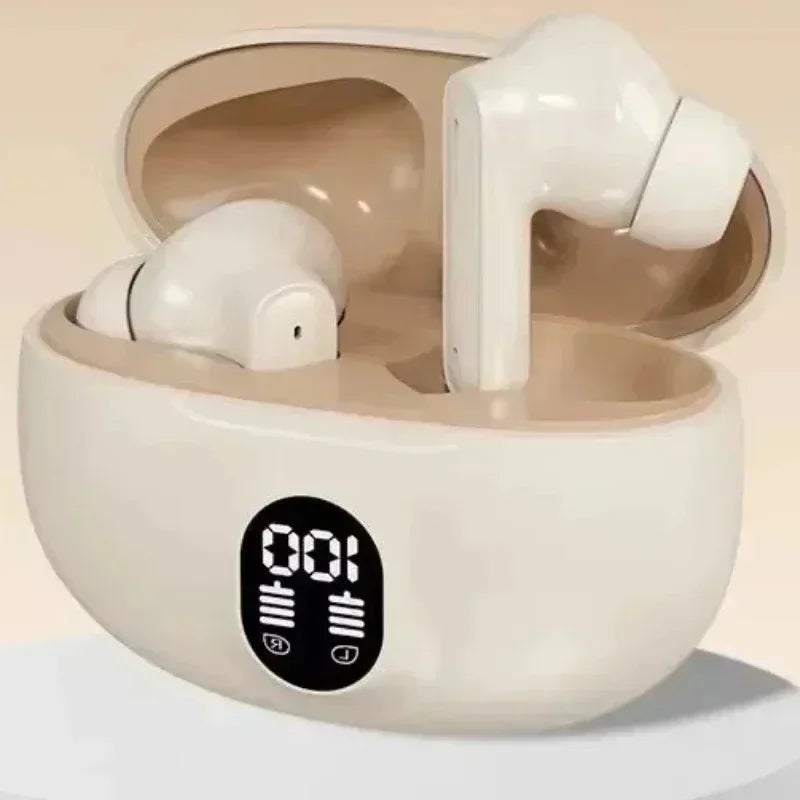 TWS  Bluetooth 5.3 Wireless Headphones LED Digital Display Headset HiFi Stereo Earbuds Headphones With Microphone For Phones