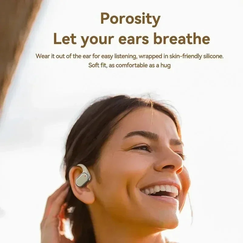 TWS Wireless Earbuds Gaming Headset Sweat-wicking Fone Bluetooth Headphones Keep Ears Cool During Hot Summer Outdoor Workouts