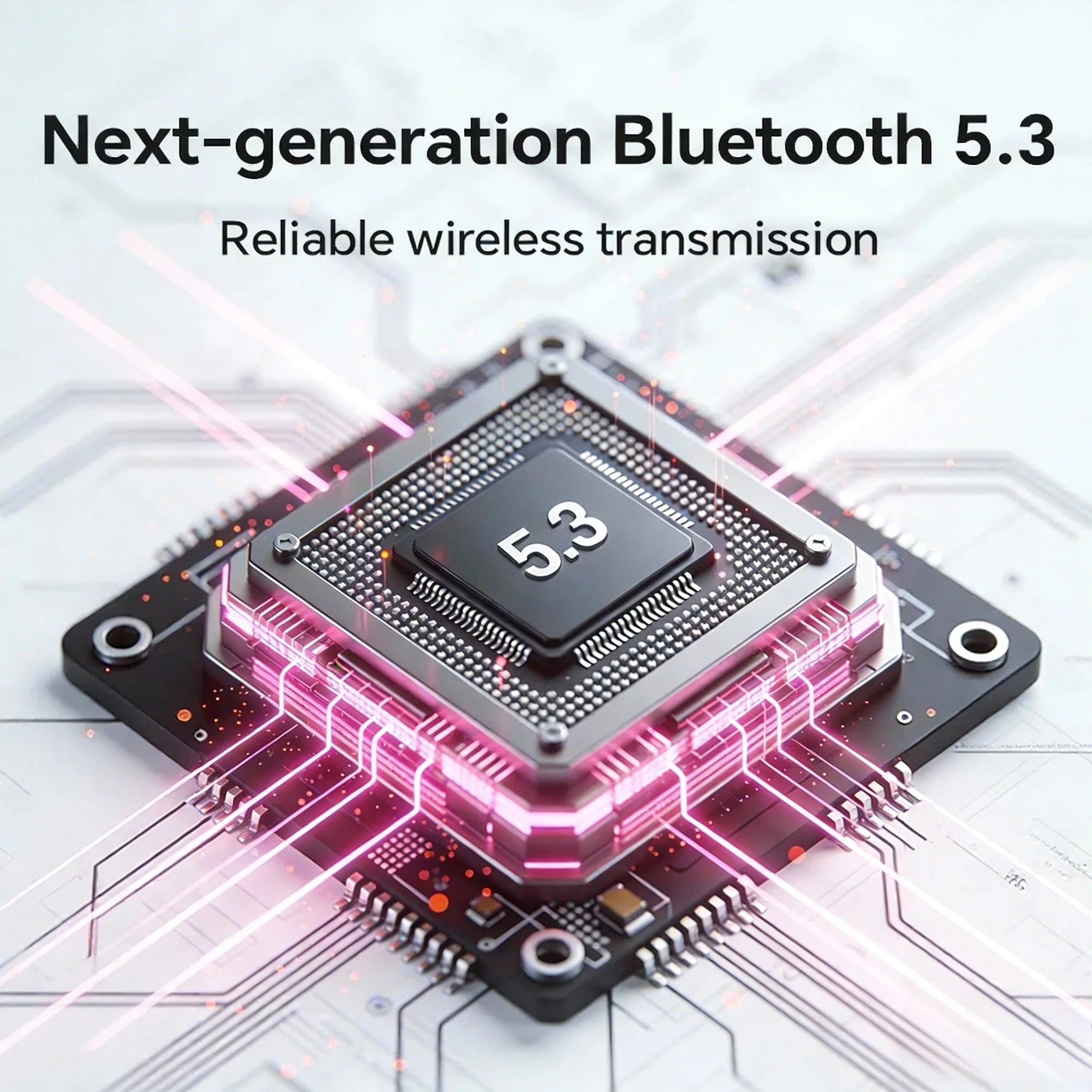 2pcs Mini Earphones Wireless Bluetooth Earbuds Long-Lasting TWS Noise Cancellation Headphones Extended Battery Life for Sports
