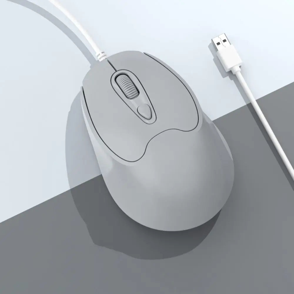 Creative ABS Wired Mute Mouse Type C Wired Type C Wired Mouse Ergonomic 1.2m USB Cable Ergonomic Mice Business Computer Office